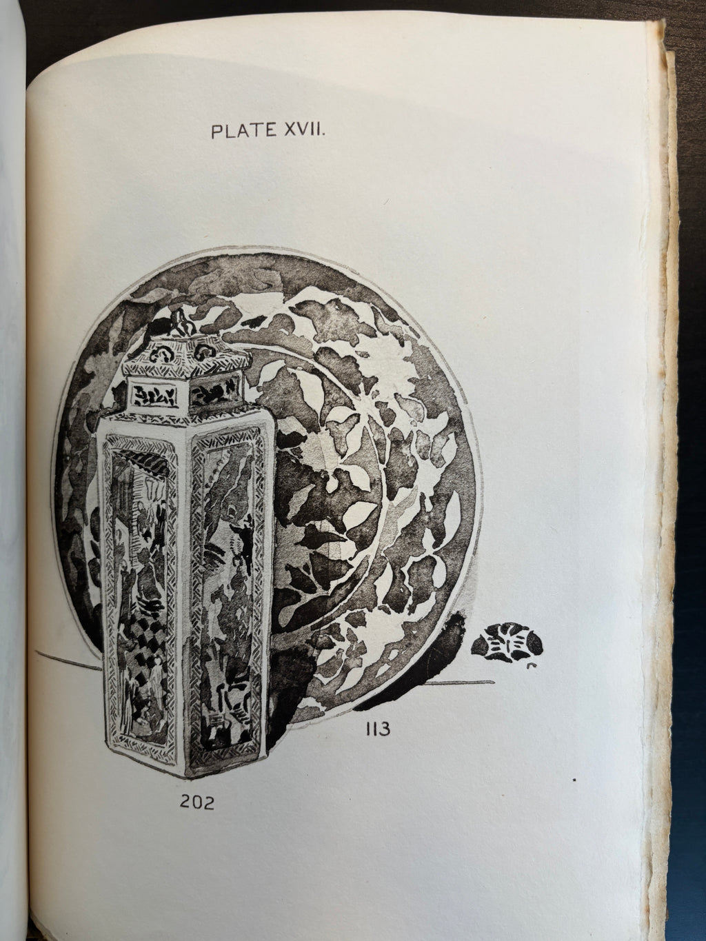 Whistler Drawings Blue and White Nankin Porcelain