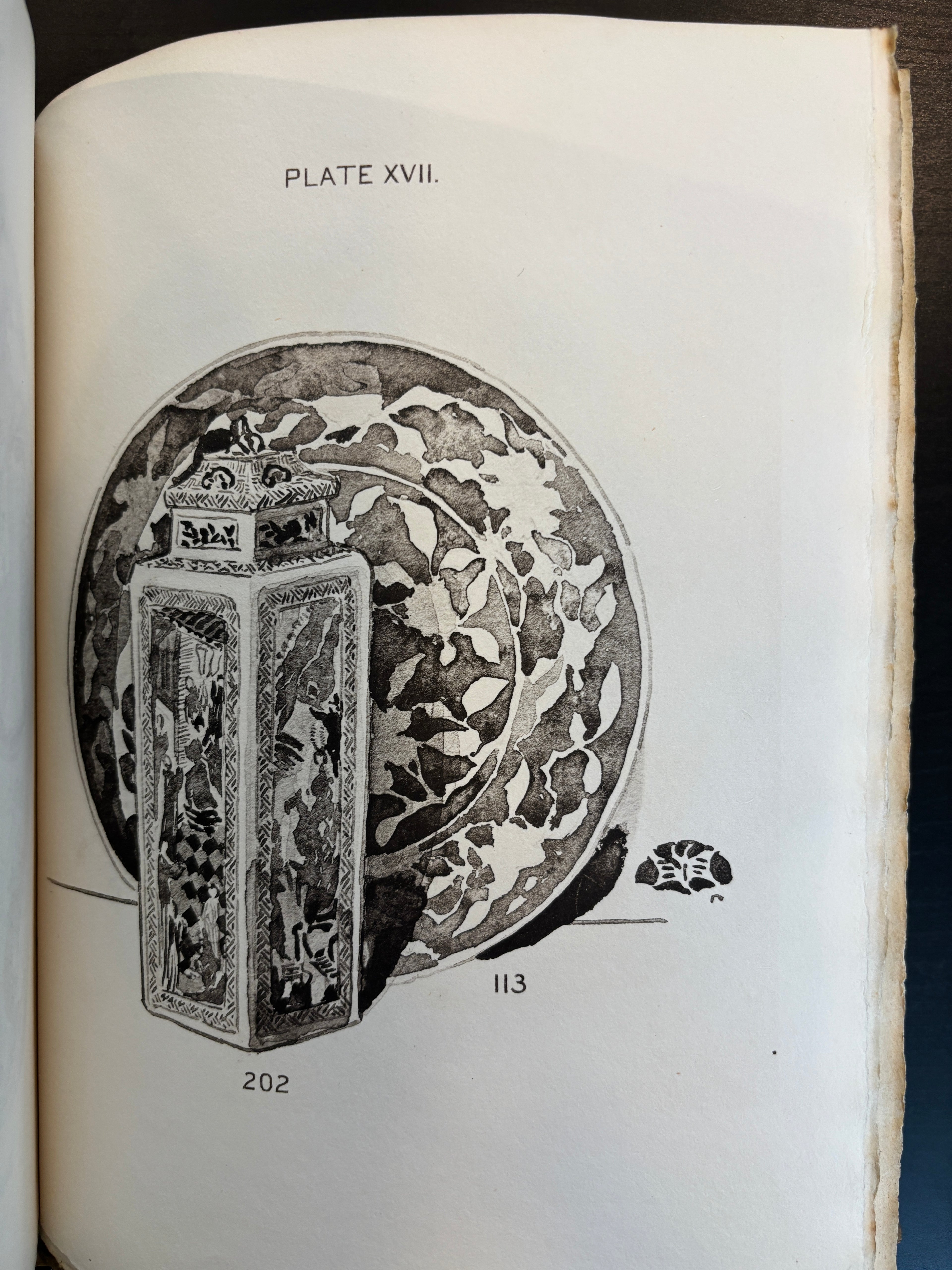 Whistler Drawings Blue and White Nankin Porcelain