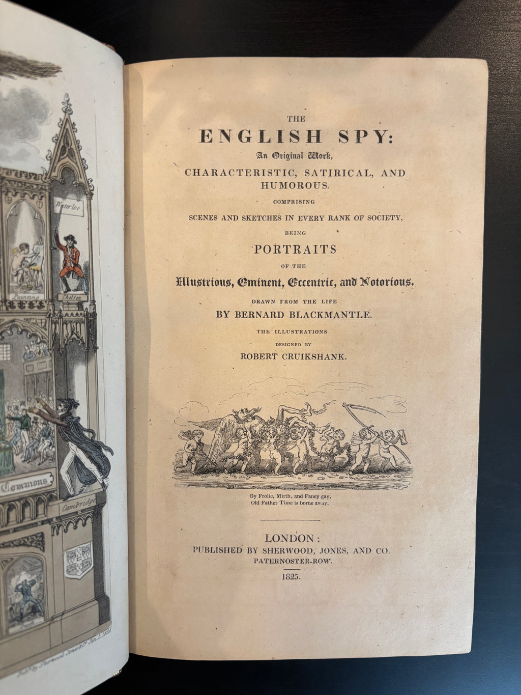 Cruikshank The English Spy