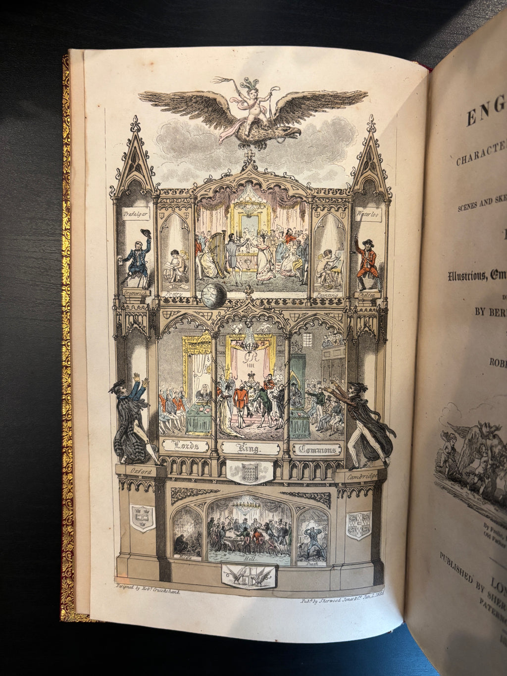 Cruikshank The English Spy