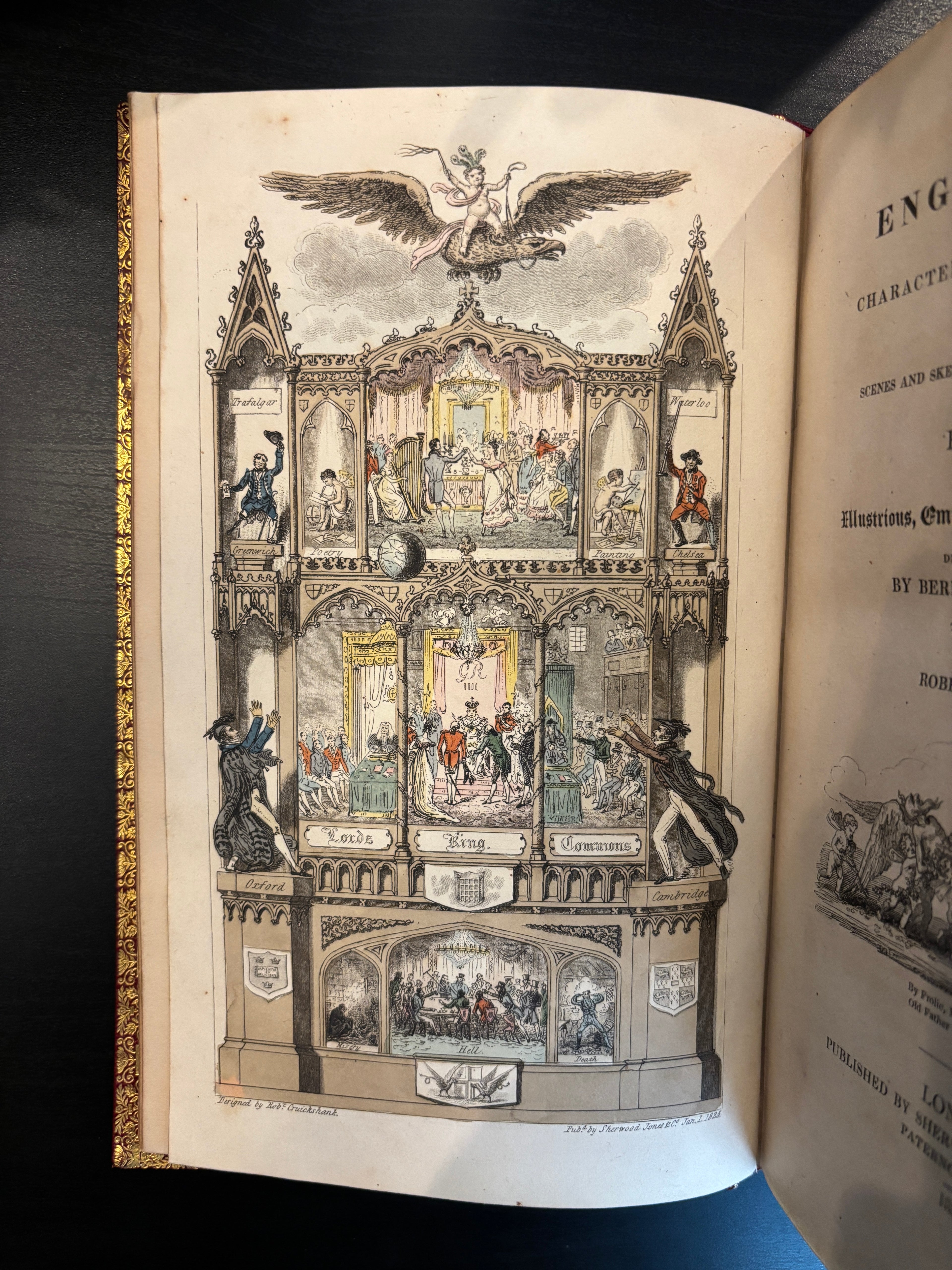 Cruikshank The English Spy