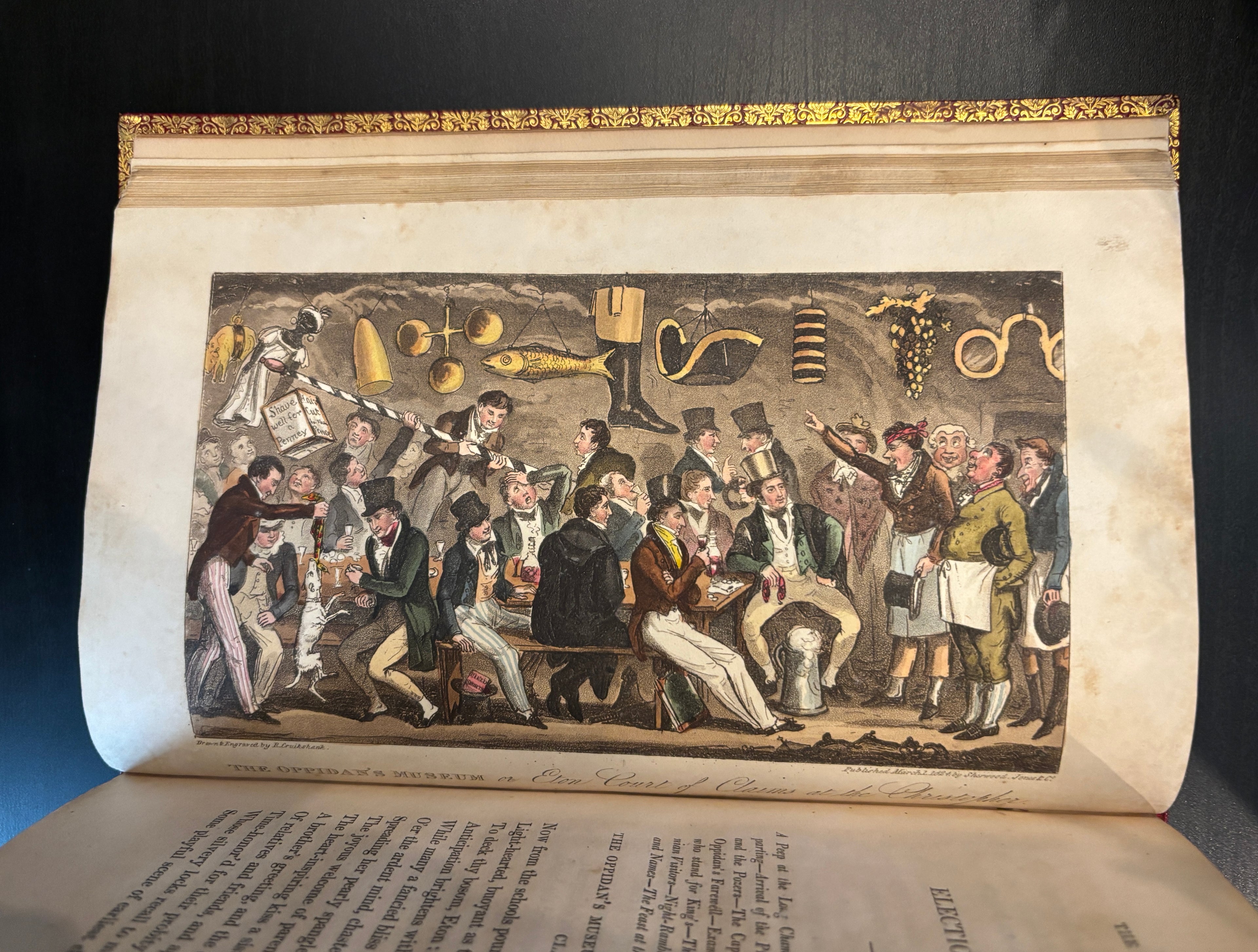 Cruikshank The English Spy