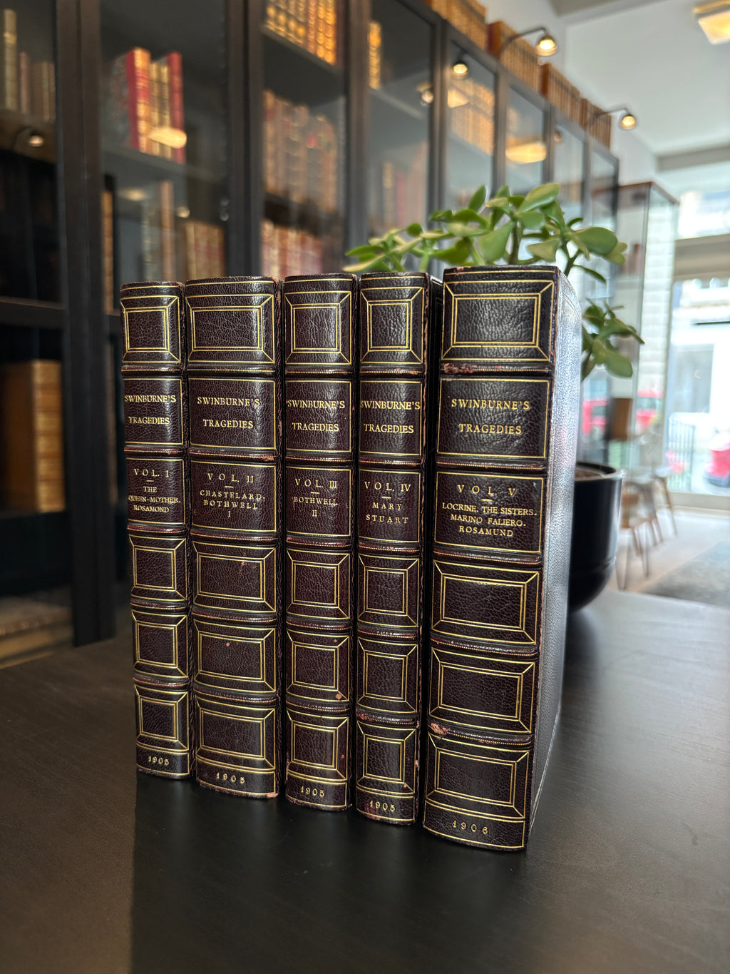 Swinburne Tragedies 5 Volumes