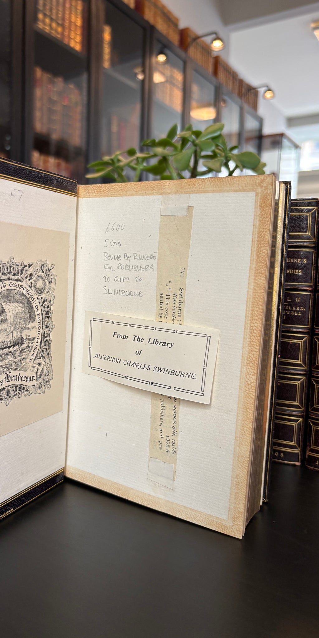 Swinburne Tragedies 5 Volumes