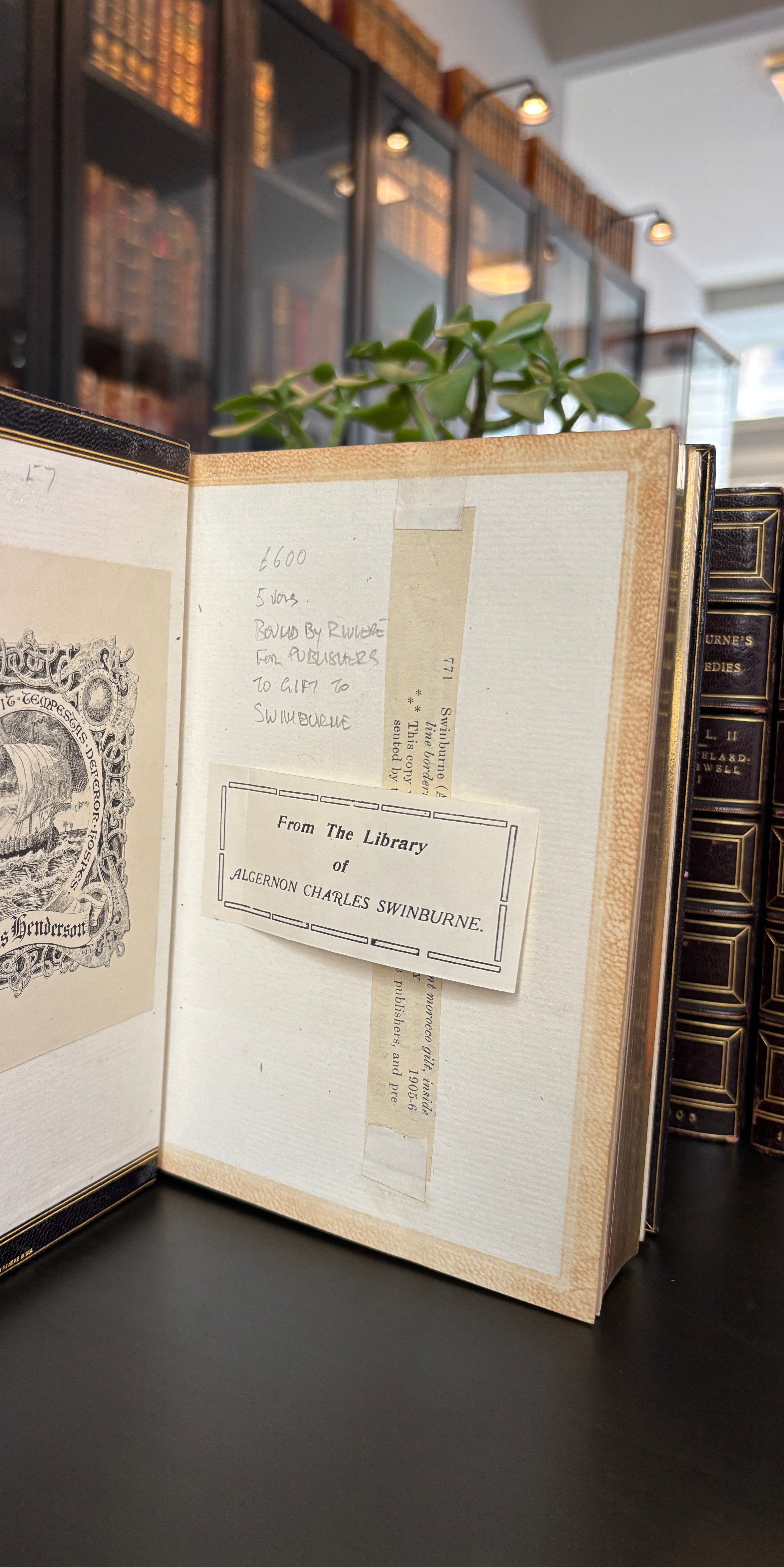 Swinburne Tragedies 5 Volumes