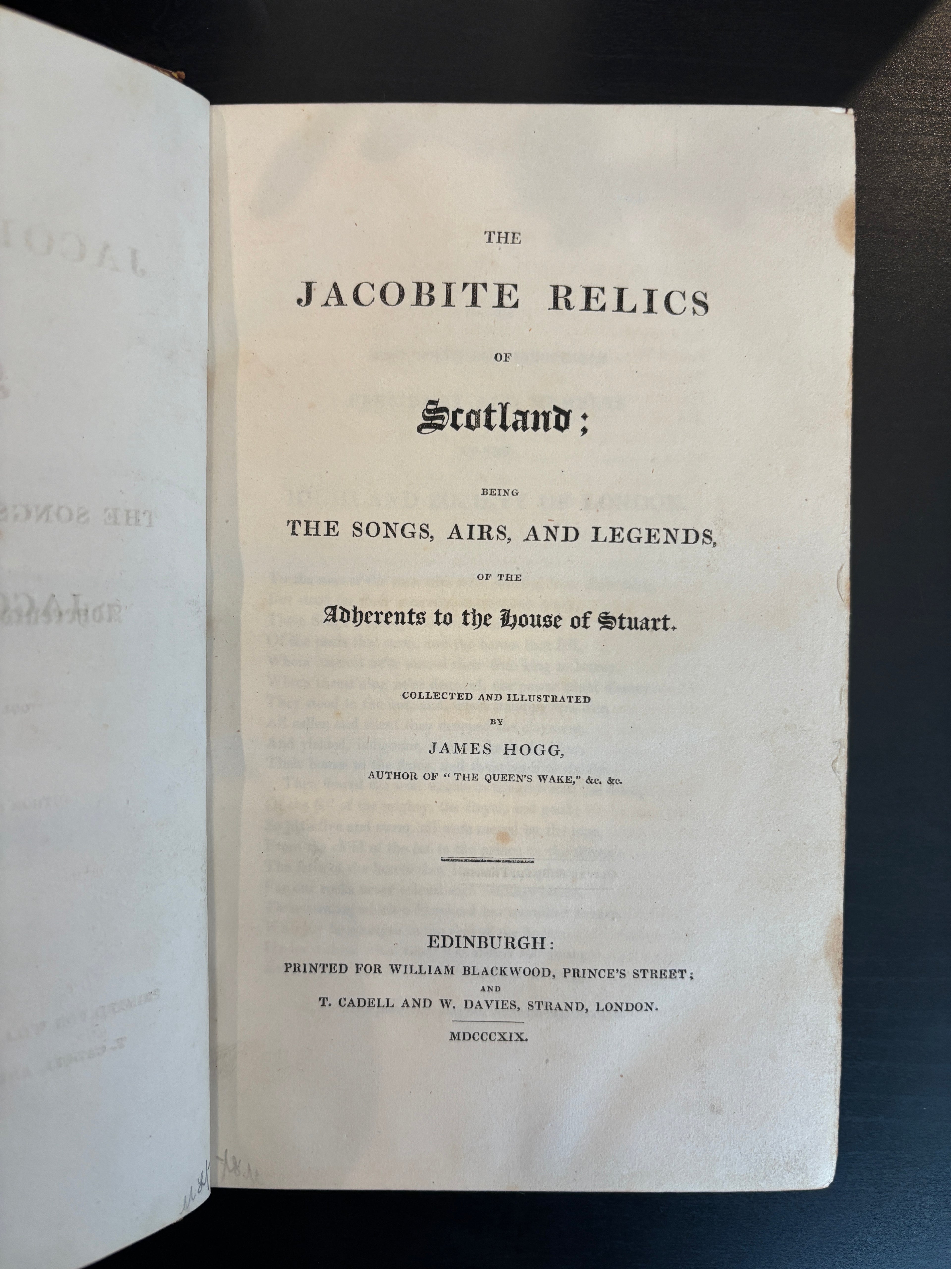 Hogg's Jacobite Relics