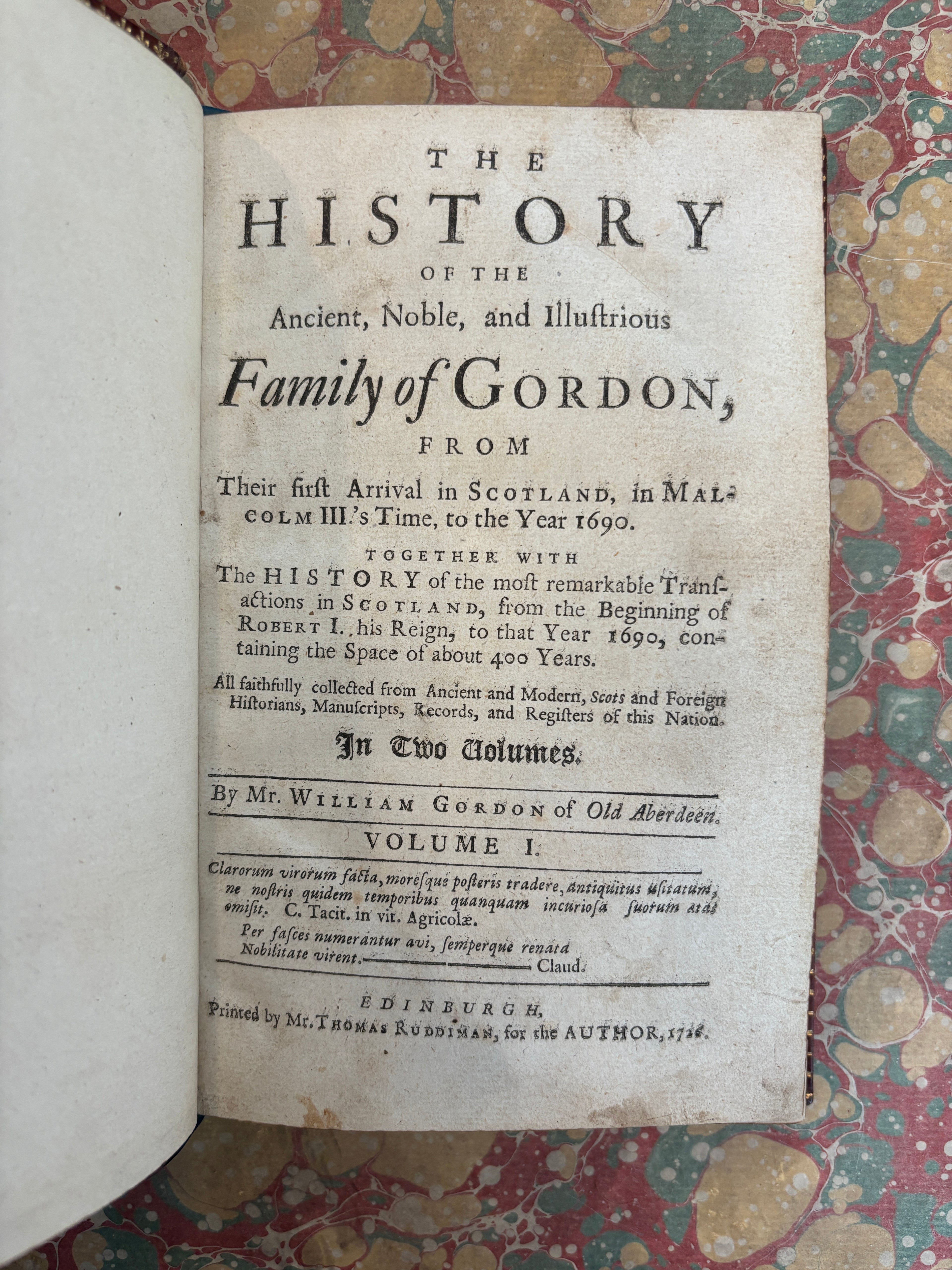 History Of The Family Of Gordon