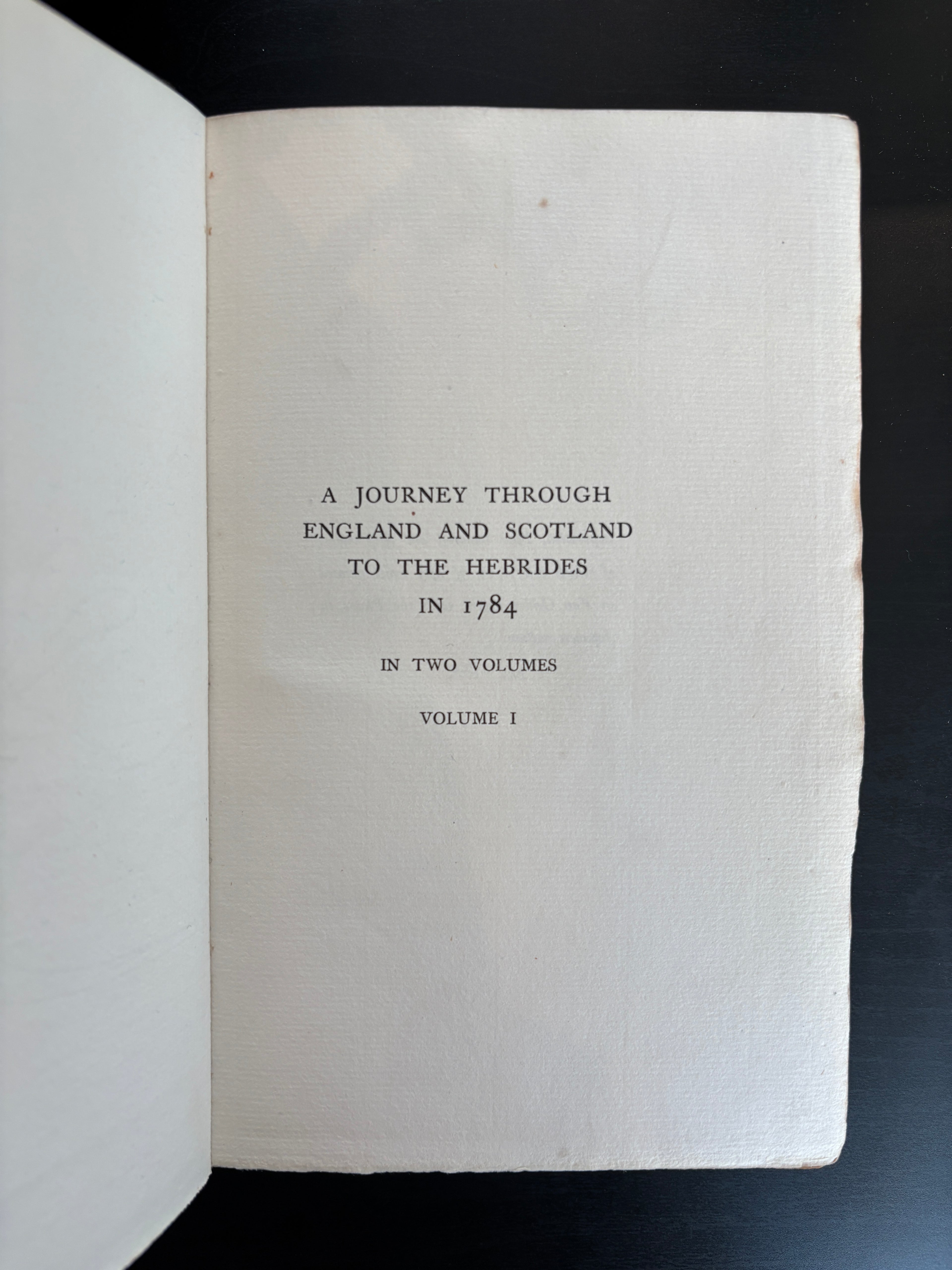 Saint Fond Travels in England and Scotland 1784