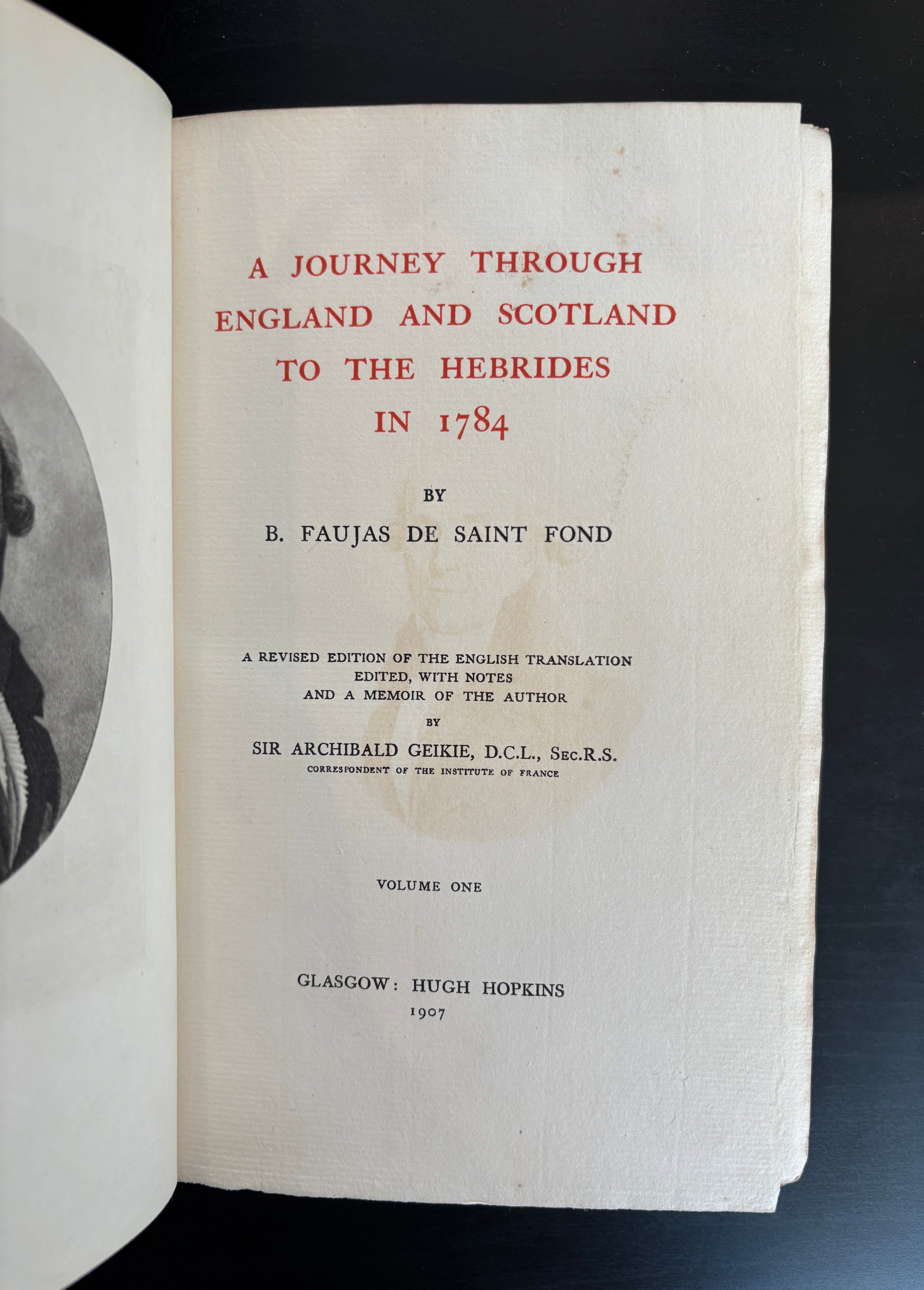 Saint Fond Travels in England and Scotland 1784