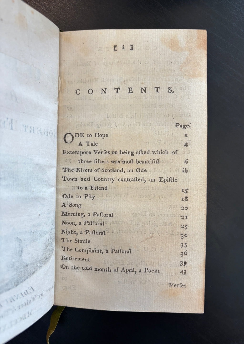 Poems by Robert Fergusson
