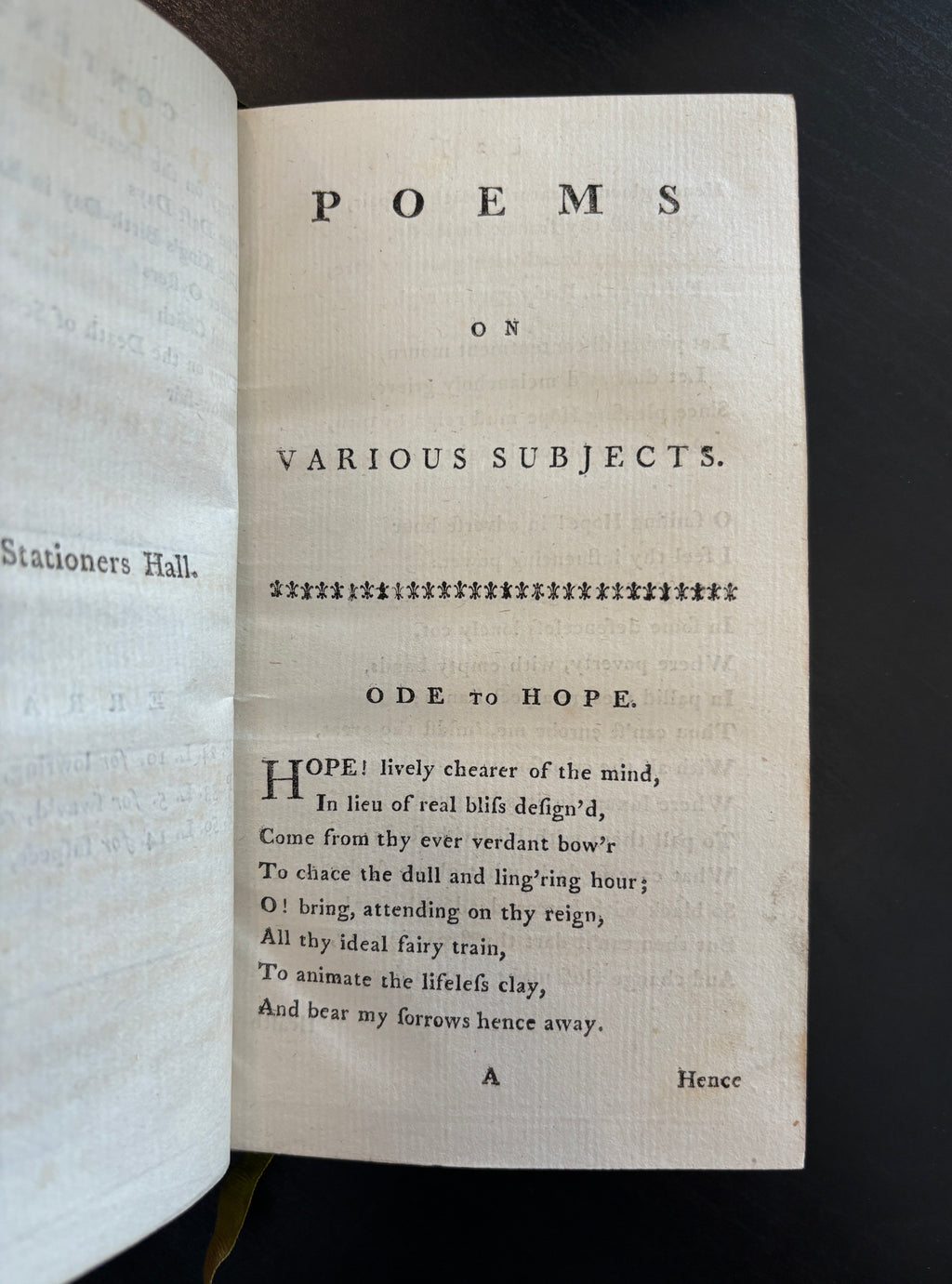 Poems by Robert Fergusson