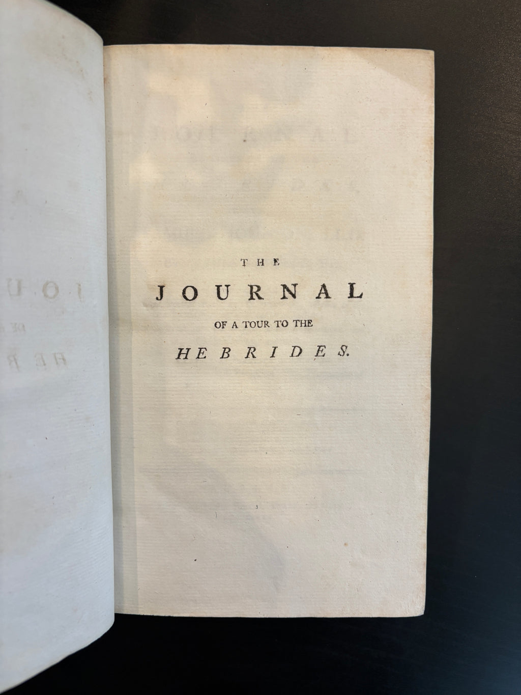 Boswells Journal to Hebrides