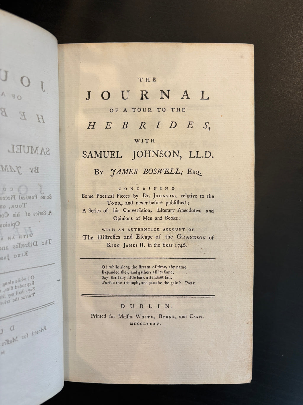 Boswells Journal to Hebrides